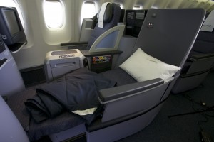 United BusinessFirst Bed on Planes Without First Class